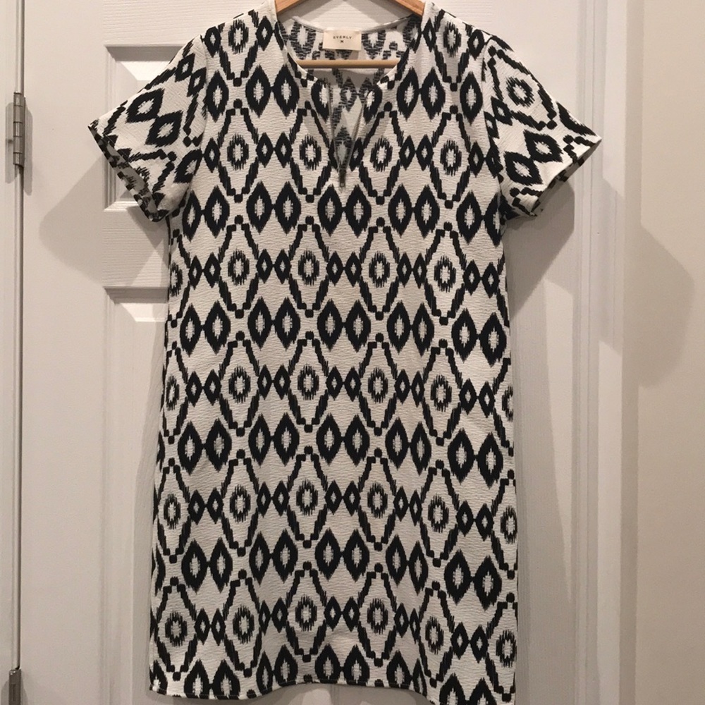 Geo print Shift Dress
